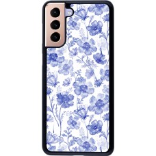 Samsung Galaxy S21+ 5G Case Hülle - Spring 23 watercolor blue flowers