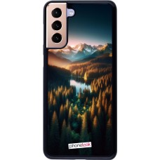 Coque Samsung Galaxy S21+ 5G - Sunset Forest Lake