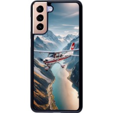 Samsung Galaxy S21+ 5G Case Hülle - Schweizer Alpenflug