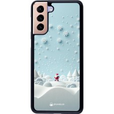 Coque Samsung Galaxy S21+ 5G - Noël 2023 Petit Père Flocon