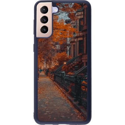 Coque Samsung Galaxy S21+ 5G - Silicone rigide noir Autumn 2024 city