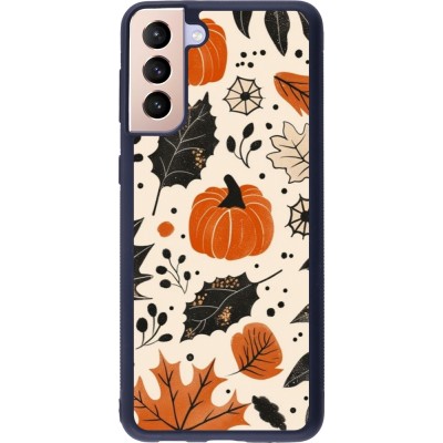 Coque Samsung Galaxy S21+ 5G - Silicone rigide noir Autumn 2024 nature