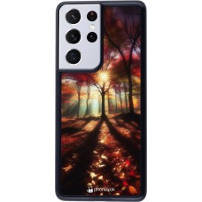 Coque Samsung Galaxy S21 Ultra 5G - Automne doré glare