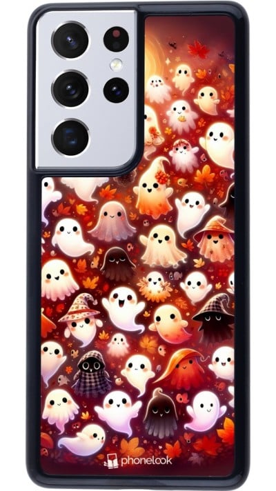 Coque Samsung Galaxy S21 Ultra 5G - Fantômes automne mignons