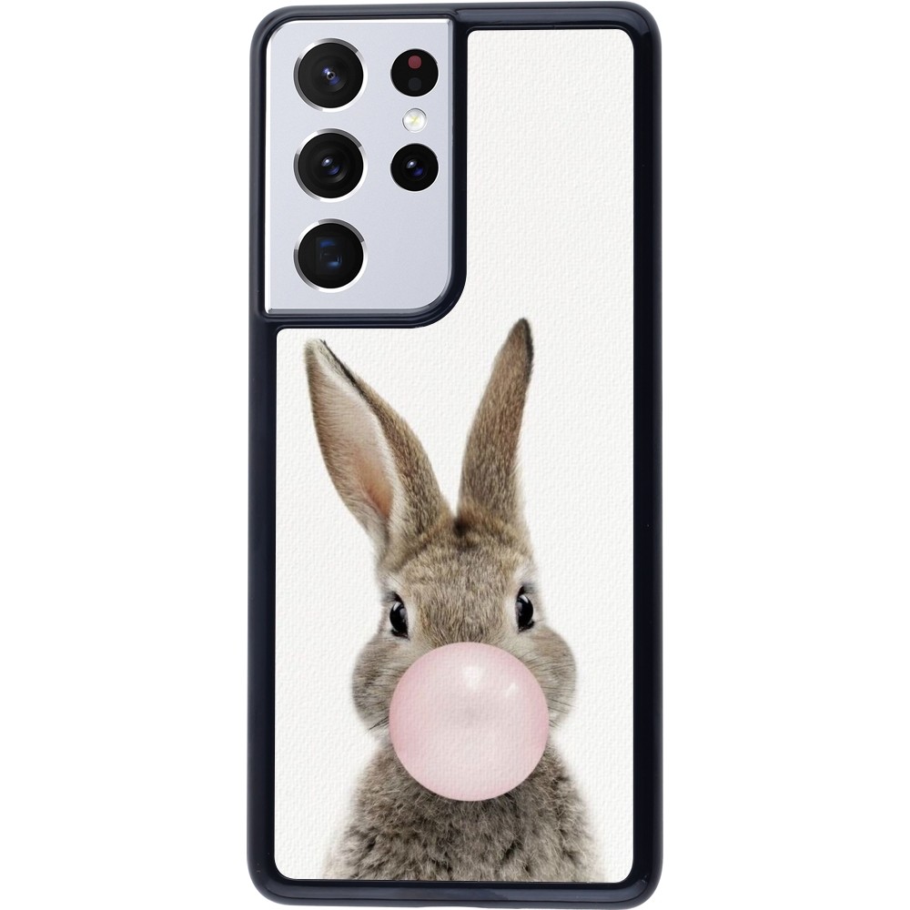 Coque Samsung Galaxy S21 Ultra 5G - Easter 2023 bubble gum bunny