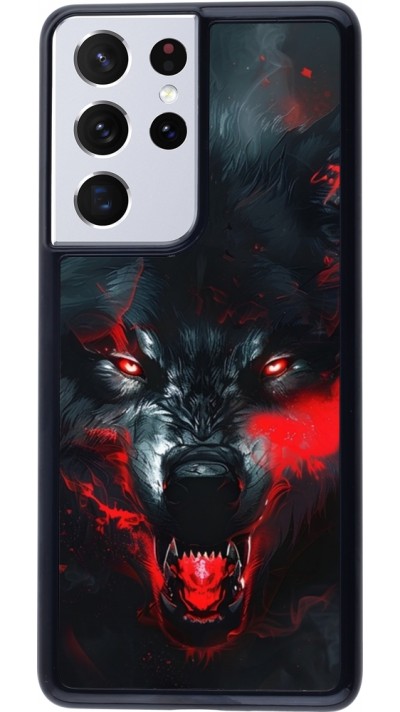 Coque Samsung Galaxy S21 Ultra 5G - Halloween 2024 mad werewolf