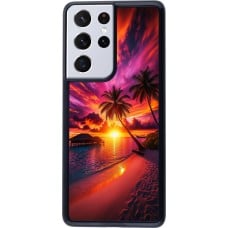 Coque Samsung Galaxy S21 Ultra 5G - Maldives Dusk Bliss