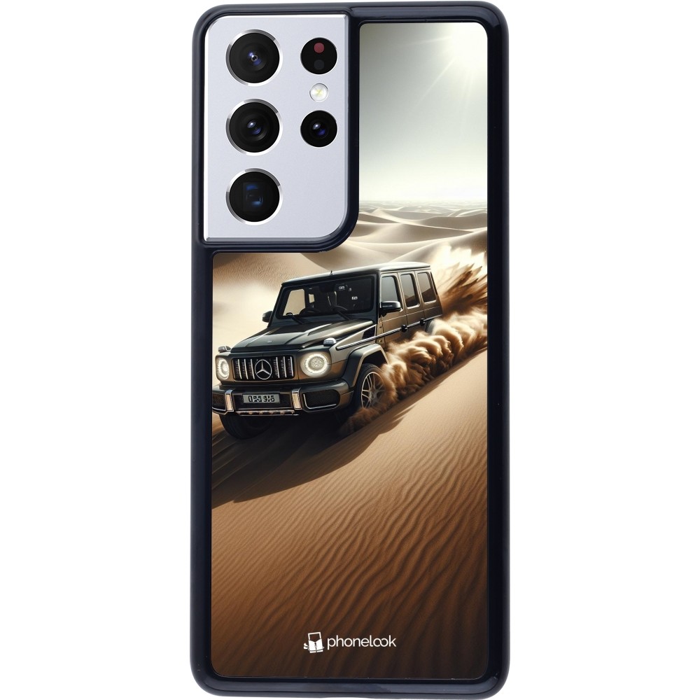 Samsung Galaxy S21 Ultra 5G Case Hülle - Mercedes G Drift Wueste