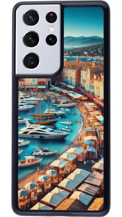 Coque Samsung Galaxy S21 Ultra 5G - Saint-Tropez Beach