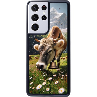 Coque Samsung Galaxy S21 Ultra 5G - Vache montagne Valais