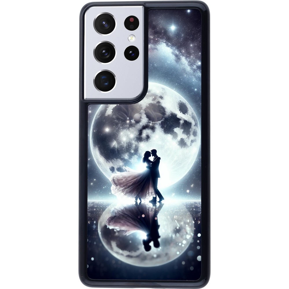 Samsung Galaxy S21 Ultra 5G Case Hülle - Valentin 2024 Liebe unter dem Mond