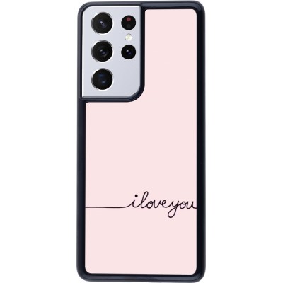 Coque Samsung Galaxy S21 Ultra 5G - Valentine 2023 i love you writing