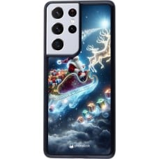 Coque Samsung Galaxy S21 Ultra 5G - Noël 2023 Père Noël enchanté