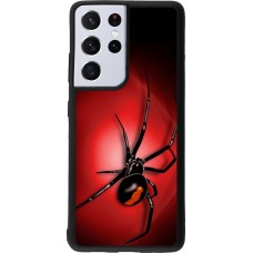 Coque Samsung Galaxy S21 Ultra 5G - Silicone rigide noir Halloween 2023 spider black widow