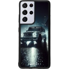 Coque Samsung Galaxy S21 Ultra 5G - Silicone rigide noir Mercedes G AMG Night