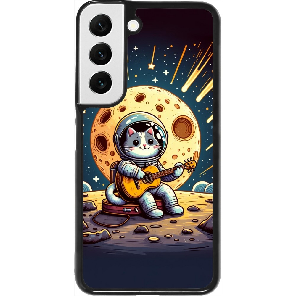 Coque Samsung Galaxy S22 - AstroCat RockLune