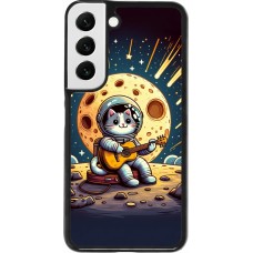 Coque Samsung Galaxy S22 - AstroCat RockLune