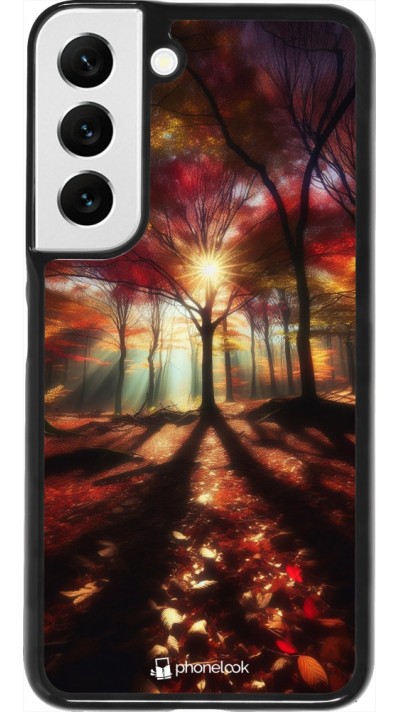 Coque Samsung Galaxy S22 - Automne doré glare