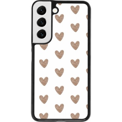 Coque Samsung Galaxy S22 - Autumn 2024 brown hearts