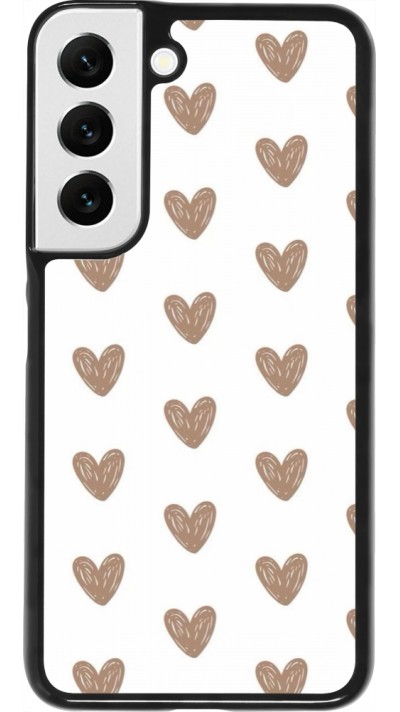 Coque Samsung Galaxy S22 - Autumn 2024 brown hearts