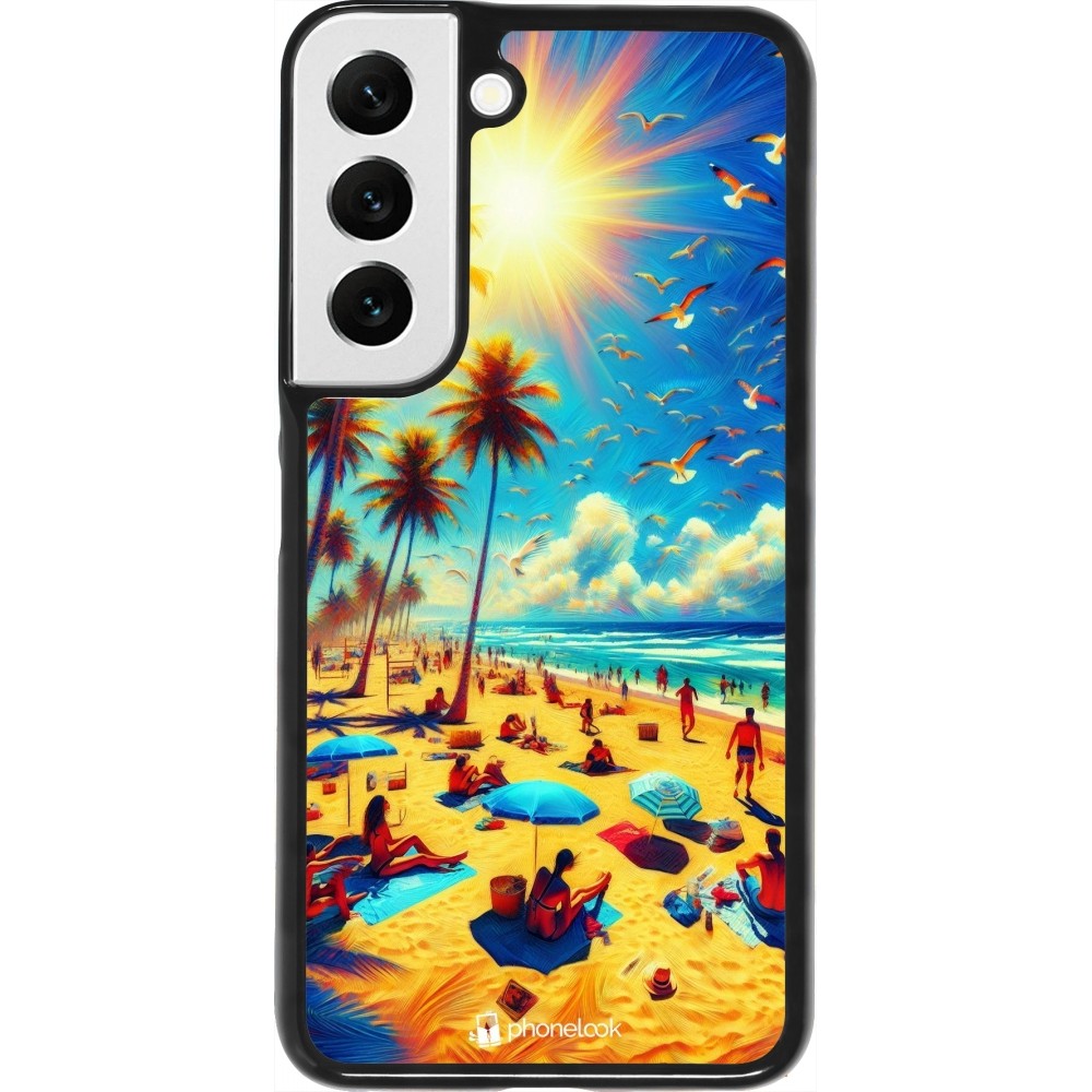 Coque Samsung Galaxy S22 - Été Paradis Paint