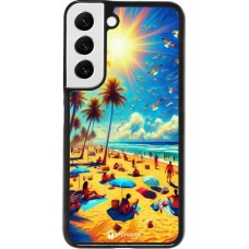 Coque Samsung Galaxy S22 - Été Paradis Paint