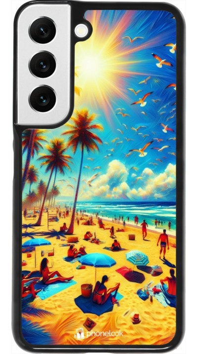 Coque Samsung Galaxy S22 - Été Paradis Paint