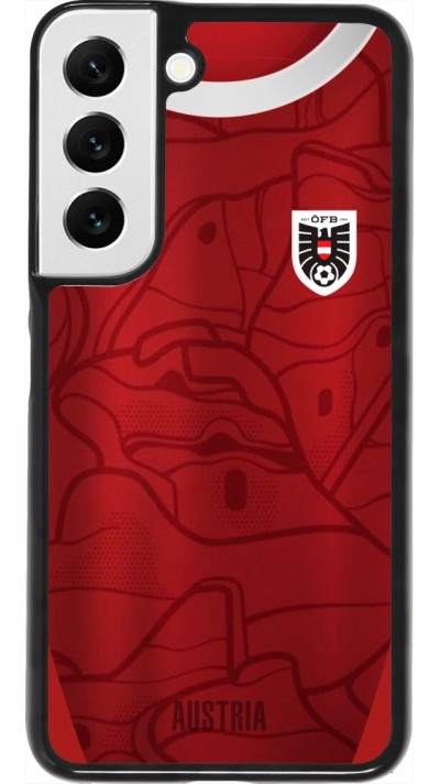 Coque Samsung Galaxy S22 - Maillot de football Autriche personnalisable