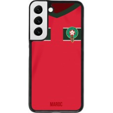 Samsung Galaxy S22 Case Hülle - Marokko 2022 personalisierbares Fussballtrikot