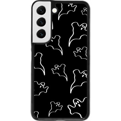 Coque Samsung Galaxy S22 - Halloween 2024 black and white ghosts