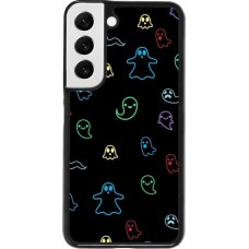 Coque Samsung Galaxy S22 - Halloween 2024 colorful ghosts