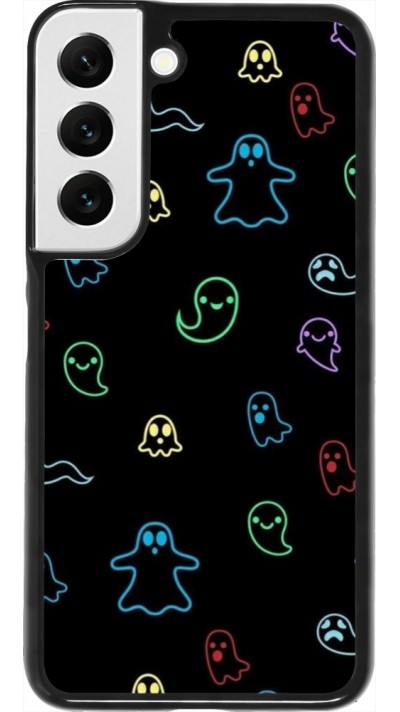 Coque Samsung Galaxy S22 - Halloween 2024 colorful ghosts