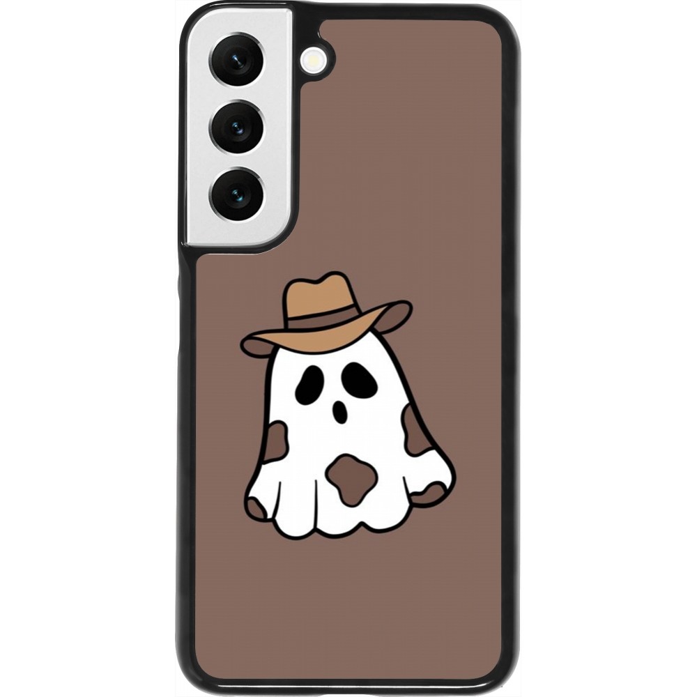 Samsung Galaxy S22 Case Hülle - Halloween 2024 cowboy ghost