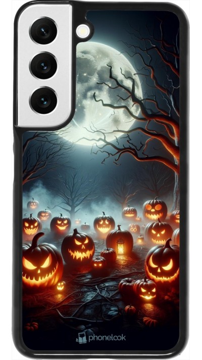 Coque Samsung Galaxy S22 - Halloween 2024 Many Pumpkins