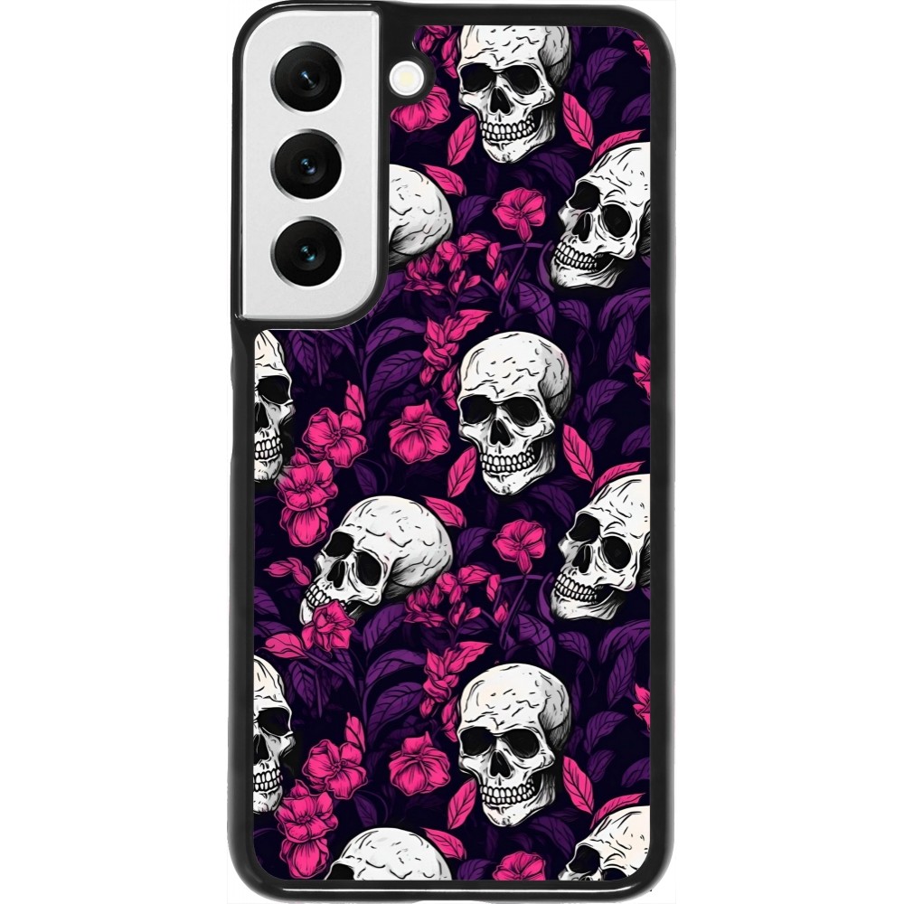 Coque Samsung Galaxy S22 - Halloween 2024 romantic skulls