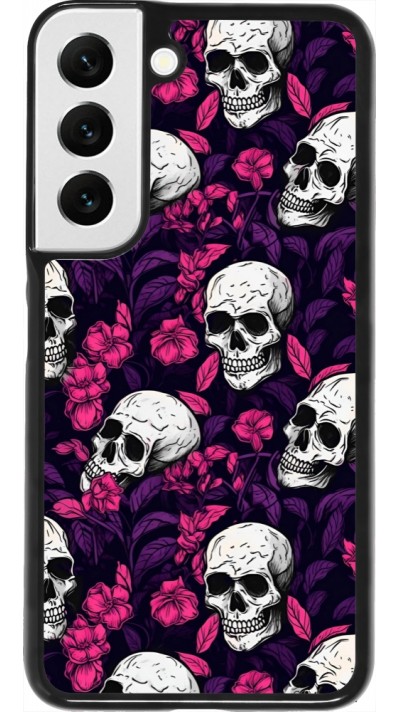 Coque Samsung Galaxy S22 - Halloween 2024 romantic skulls