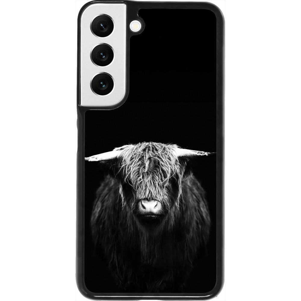 Samsung Galaxy S22 Case Hülle - Highland calf black