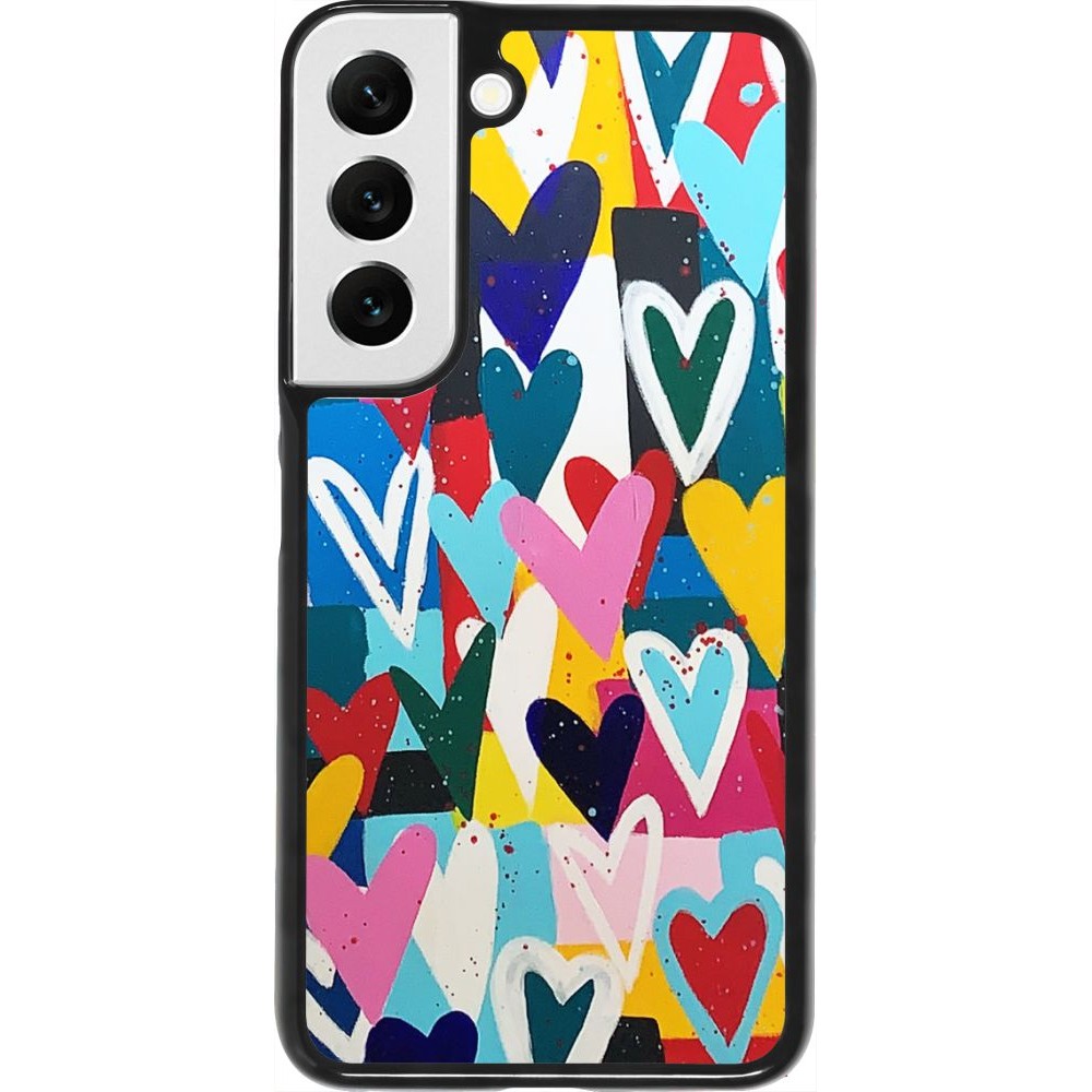 Coque Samsung Galaxy S22 - Joyful Hearts