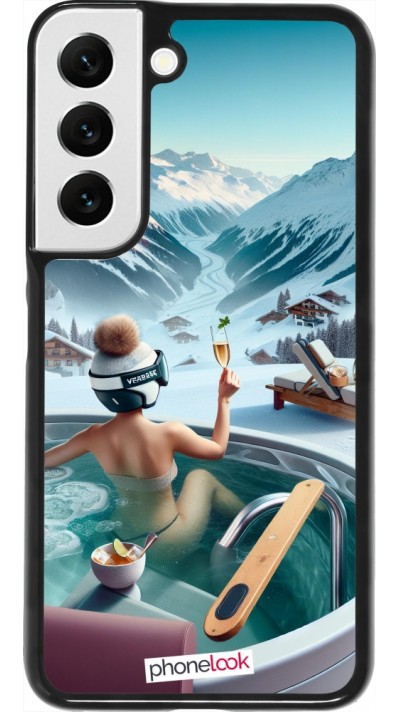 Coque Samsung Galaxy S22 - Montagne Glamour Jacuzzi