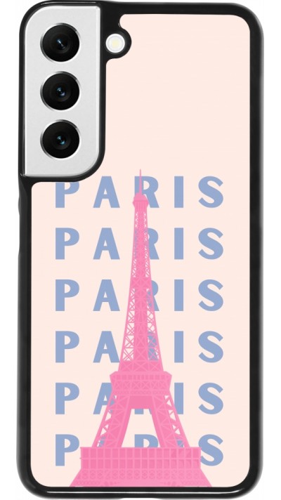 Coque Samsung Galaxy S22 - Paris Pink Print