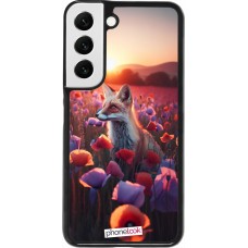 Coque Samsung Galaxy S22 - Renard pourpre au crépuscule