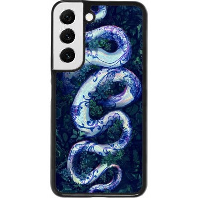 Coque Samsung Galaxy S22 - Serpent Blue Anaconda