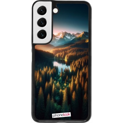 Coque Samsung Galaxy S22 - Sunset Forest Lake