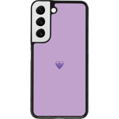 Coque Samsung Galaxy S22 - Valentine 2023 purpule single heart