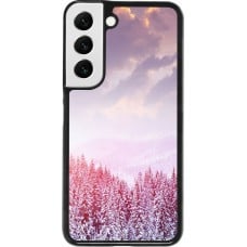 Samsung Galaxy S22 Case Hülle - Winter 22 Pink Forest