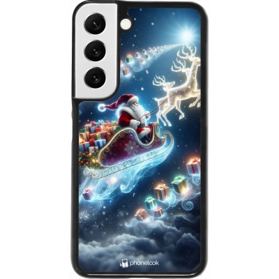 Coque Samsung Galaxy S22 - Noël 2023 Père Noël enchanté