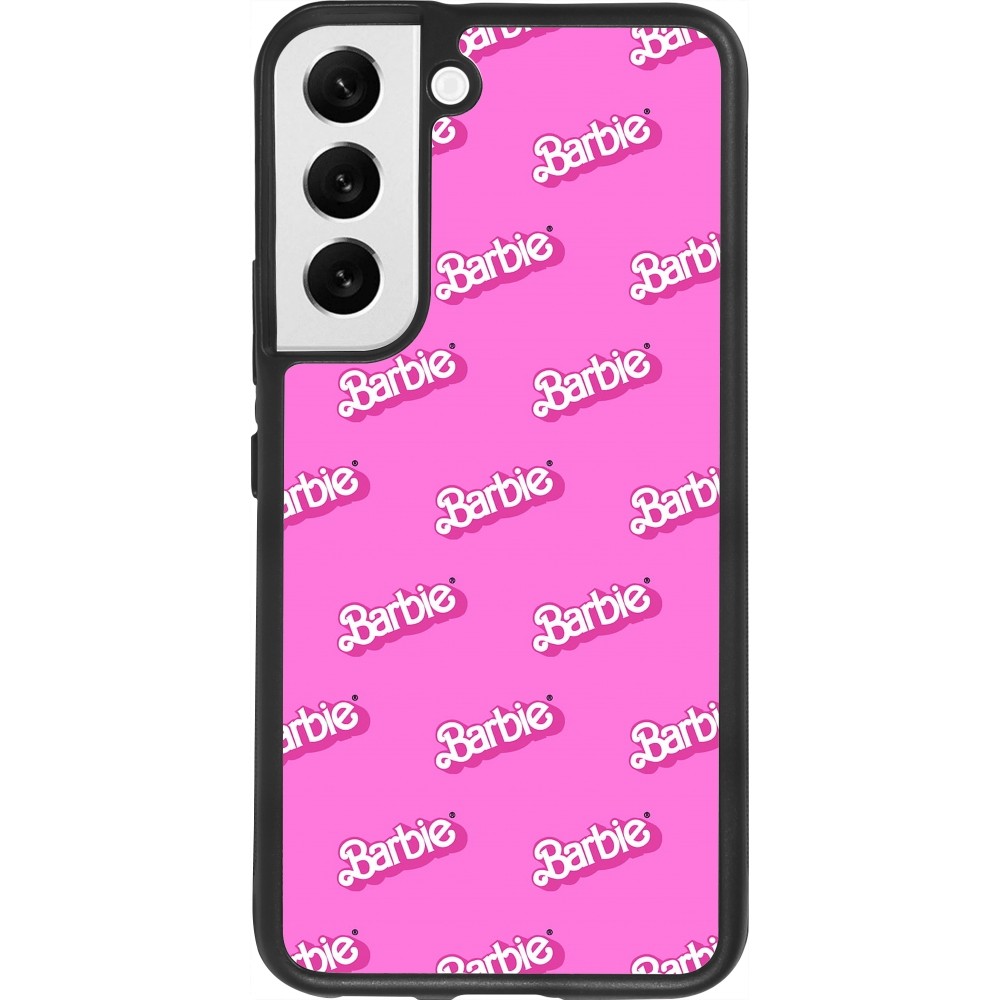 Coque Samsung Galaxy S22 - Silicone rigide noir Barbie Pattern