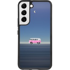 Coque Samsung Galaxy S22 - Silicone rigide noir Spring 23 pink bus