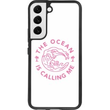 Coque Samsung Galaxy S22 - Silicone rigide noir The Ocean is calling me