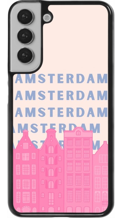 Samsung Galaxy S22+ Case Hülle - Amsterdam Pink Print